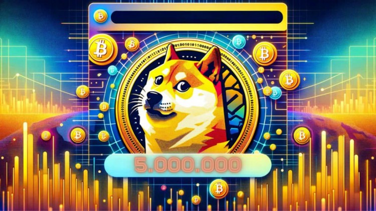 狗狗币 (DOGE) 第一次突破加密钱包地址 500 万个